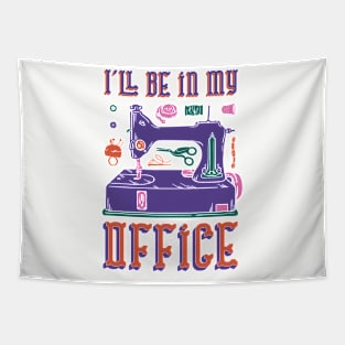 Sewing Machine Quilter Tapestry