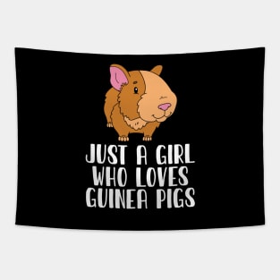 Just A Girl Who Loves Guinea Pigs Tapestry