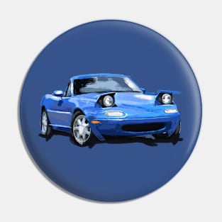 Mazda Miata blue Pin