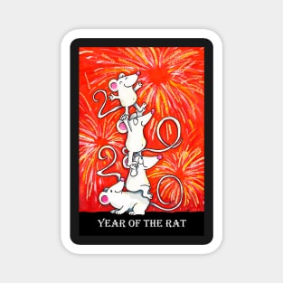 2020 Year of the rat Magnet