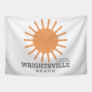 Wrightsville Beach, NC Summertime Vacationing Beachgoing Sun Tapestry