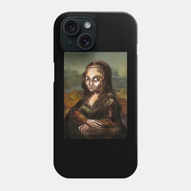 Gioconda Caricature Phone Case by CIZDIBUJOS