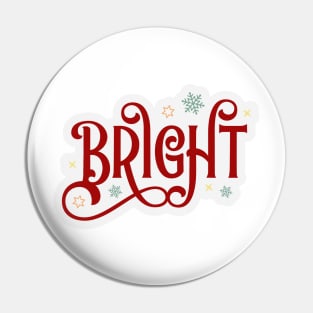 Bright Christmas Sticker Pin