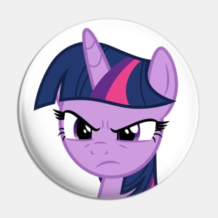 Twilight Sparkle glare Pin