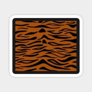 Tiger texture pattern Magnet