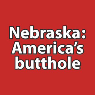 Nebraska: Americas butthole T-Shirt