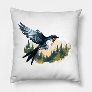 Swallow Bird Pillow