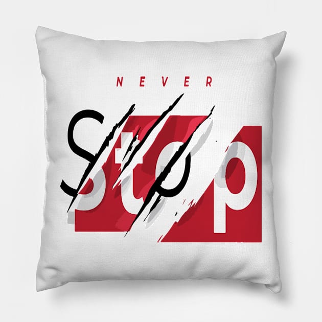 Never stop believing Pillow by jobieh shop