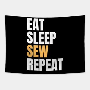 Eat Sleep Sew Repeat Tapestry