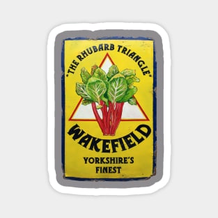 RHUBARB TRIANGLE Magnet