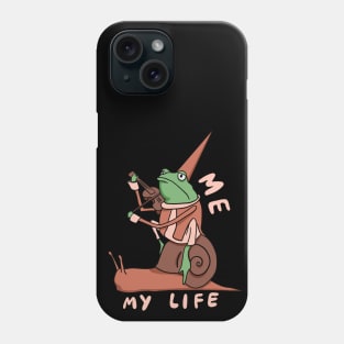Frog Riding A Snail Phone Case
