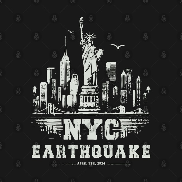 I Survived The NYC Earthquake // Vintage New York Design by Trendsdk