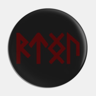 Futhark Rune Symbols Combined | Journey, Courage, Growth, Strength Pin