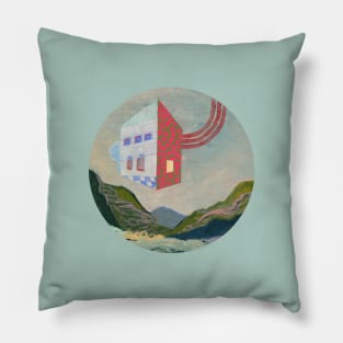 time traveler Pillow