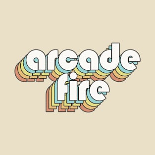 Retro Arcade Fire T-Shirt