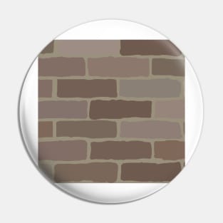 Brick wall pattern Pin