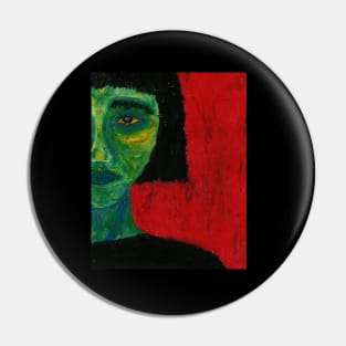 Green Girl Pin