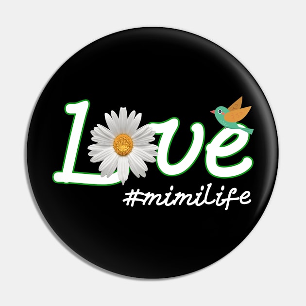 Love mimilife One Another Bird Daisy Flower Peace Pin by danielsho90