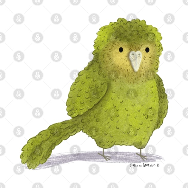Kakapo Bird by julianamotzko