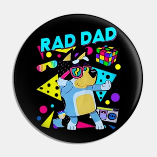 dad bluey Pin