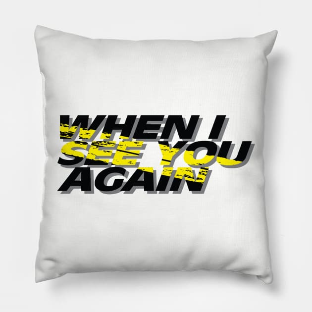 Paul Walker Tribute Pillow by mie777