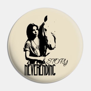 NEVERENDING story t-shirt Pin