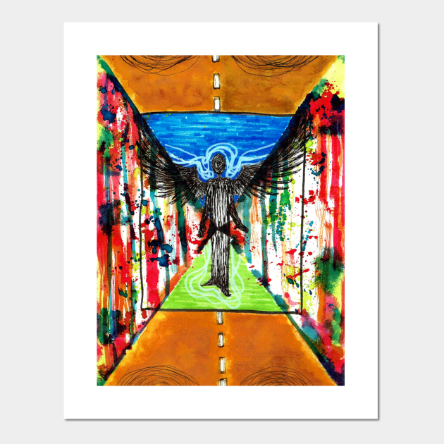 Demian Demon Poster Und Kunst Teepublic De ● max demian is a childhood friend and a mentor of sinclair. teepublic