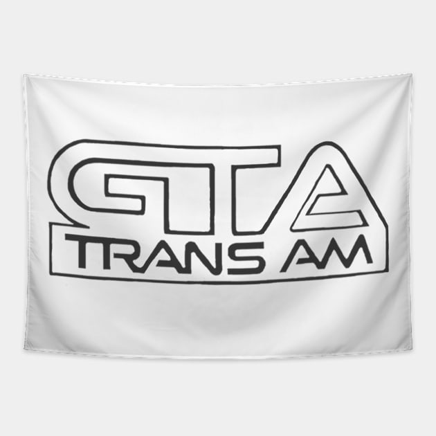 Pontiac Firebird Trans AM GTA Logo chest Tapestry by Permages LLC