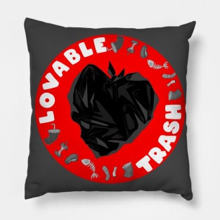 Loveable Trash Pillow