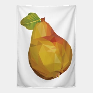 Low Poly Pear Tapestry