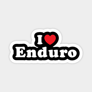 I Heart Enduro Magnet