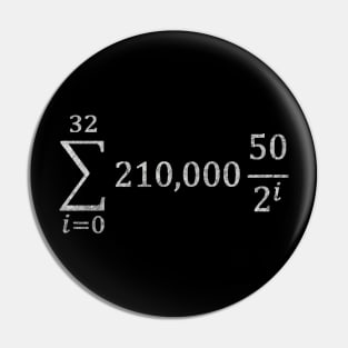 Bitcoin Halving Equation Pin