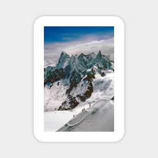 Chamonix Aiguille du Midi Mont Blanc Massif French Alps France Magnet
