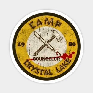 Vintage Camp Crystal Lake Counselor Magnet