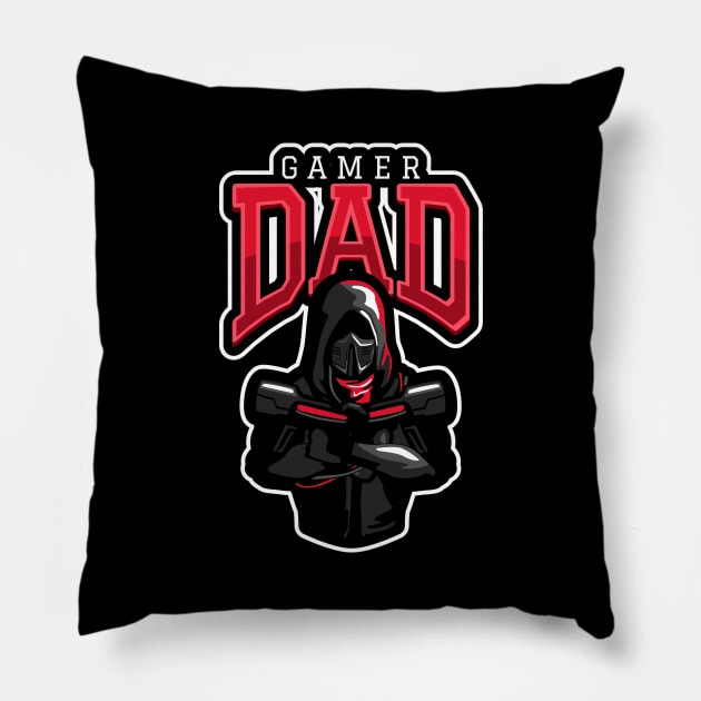 Gamer Dad Pillow by poc98