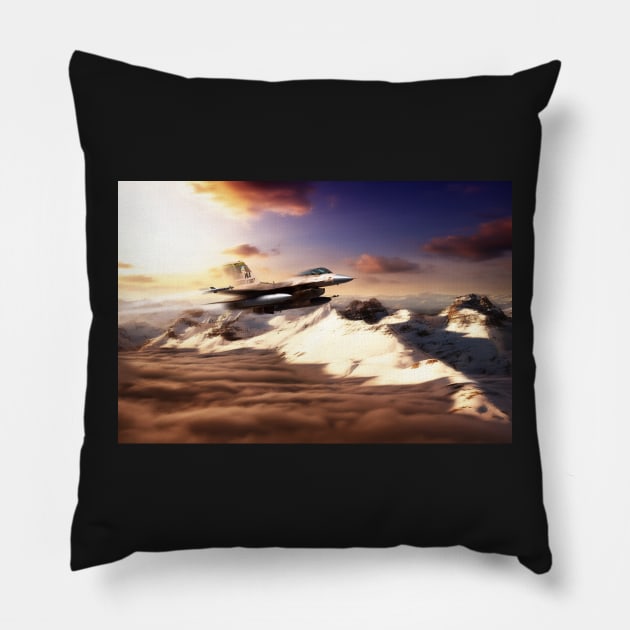 Aggressor Speed Pillow by aviationart