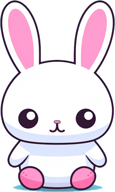 Cute rabbit Kids T-Shirt by Flowerandteenager