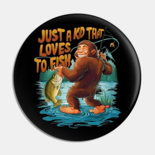 Bigfoots Catch of the Day Pin