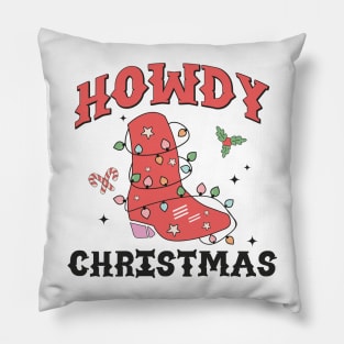 Howdy Christmas Pillow