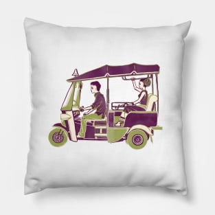 People of Thailand - Tuk Tuk Pillow