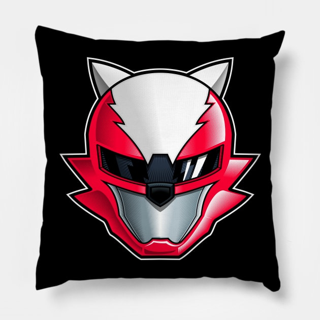 Foxy Geo Alvarez Illustrations Pillow by TheImmortalRedFox