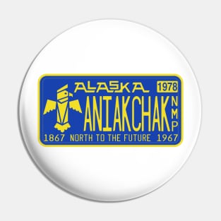 Aniakchak National Monument and Preserve license plate Pin