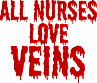 Funny Halloween Costume for a Nurse - Nurses Love Veins Magnet