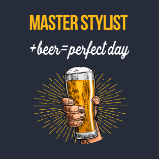 Master Stylist Beer T-Shirt Master Stylist Funny Gift Item T-Shirt