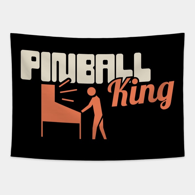 Arcade Pinball King Tapestry by MeatMan