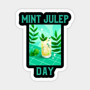 Mint Julep Day Magnet