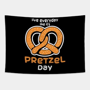 Pretzel Day Tapestry