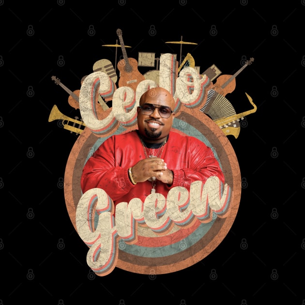 Ceelo Green // Music Tour Vintage Retro Style by kumurkumur