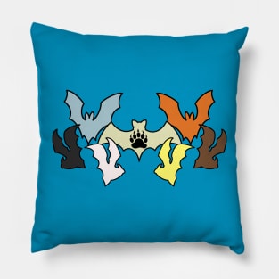 Pride Bats Bear Pillow