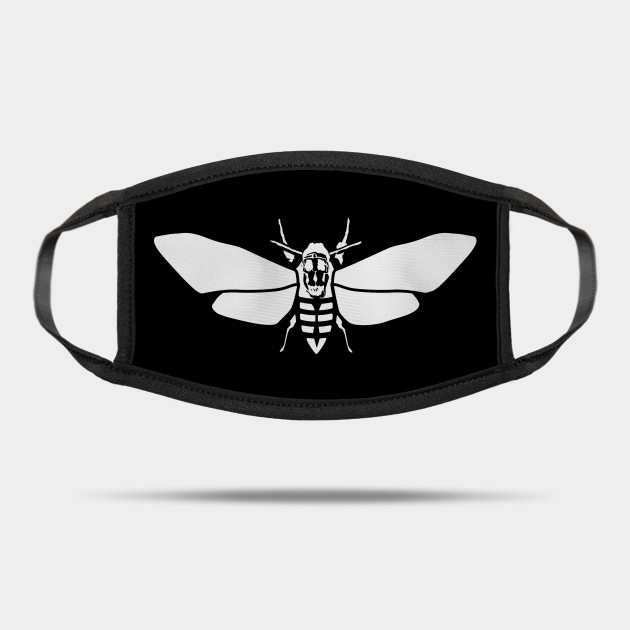Download Free Moth Fashion Facemask Hannibal Mask Teepublic PSD Mockup Template